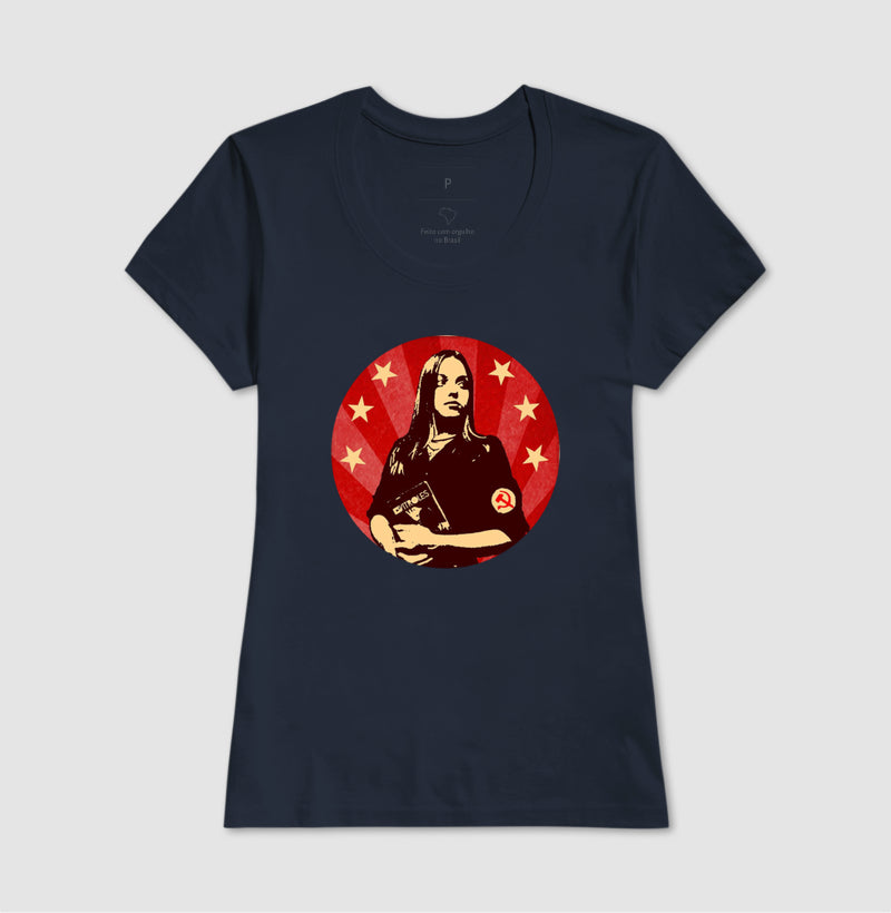 Camiseta Gatinha Comunista