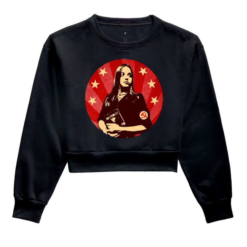 Moleton cropped Gatinha Comunista
