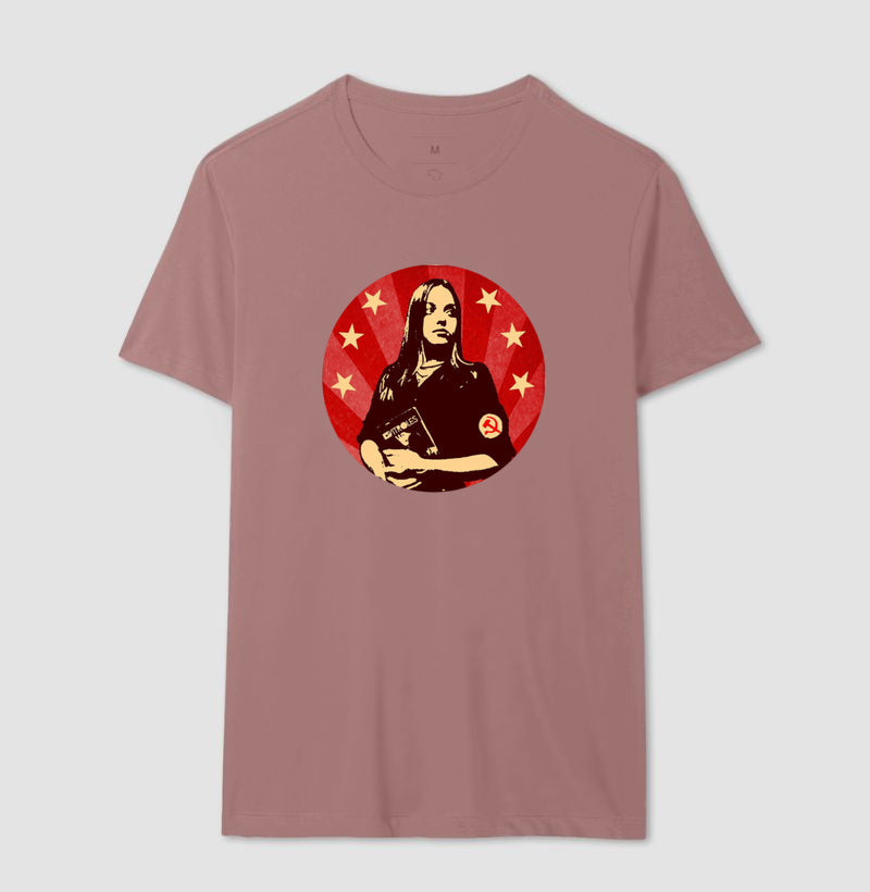Camiseta Gatinha Comunista