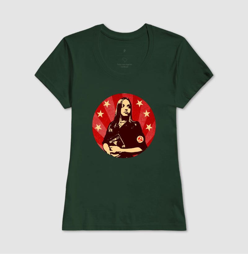 Camiseta Gatinha Comunista