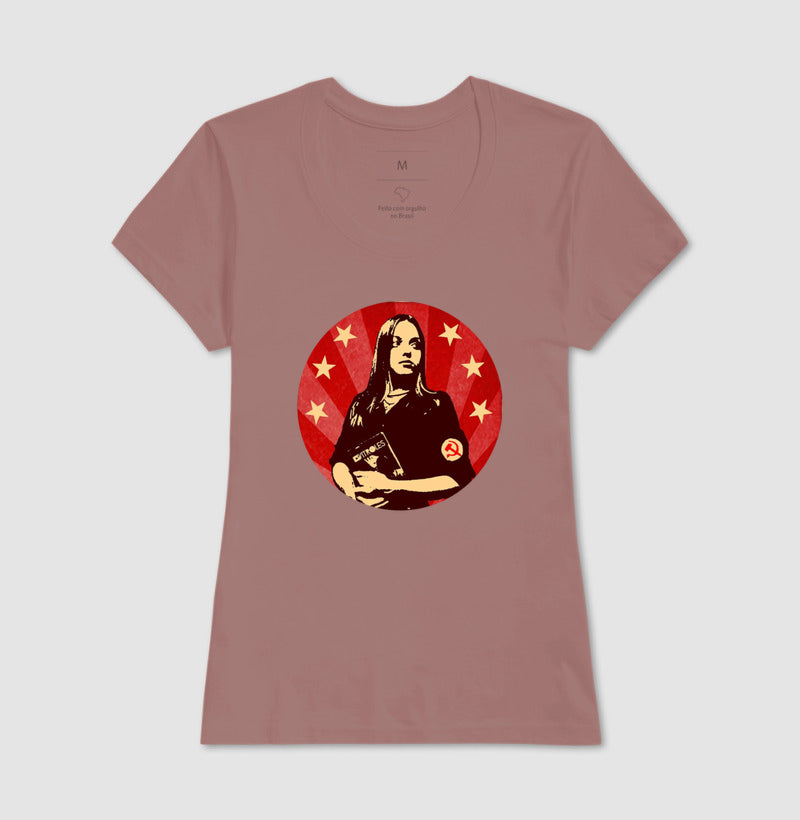 Camiseta Gatinha Comunista