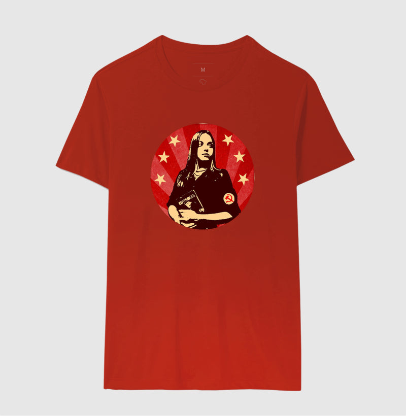 Camiseta Gatinha Comunista