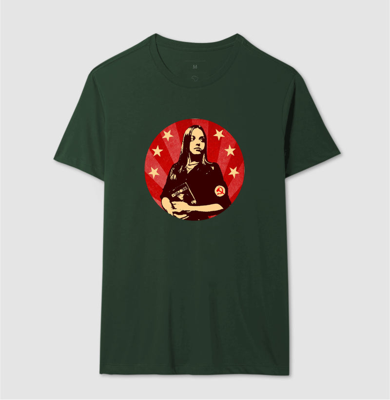 Camiseta Gatinha Comunista