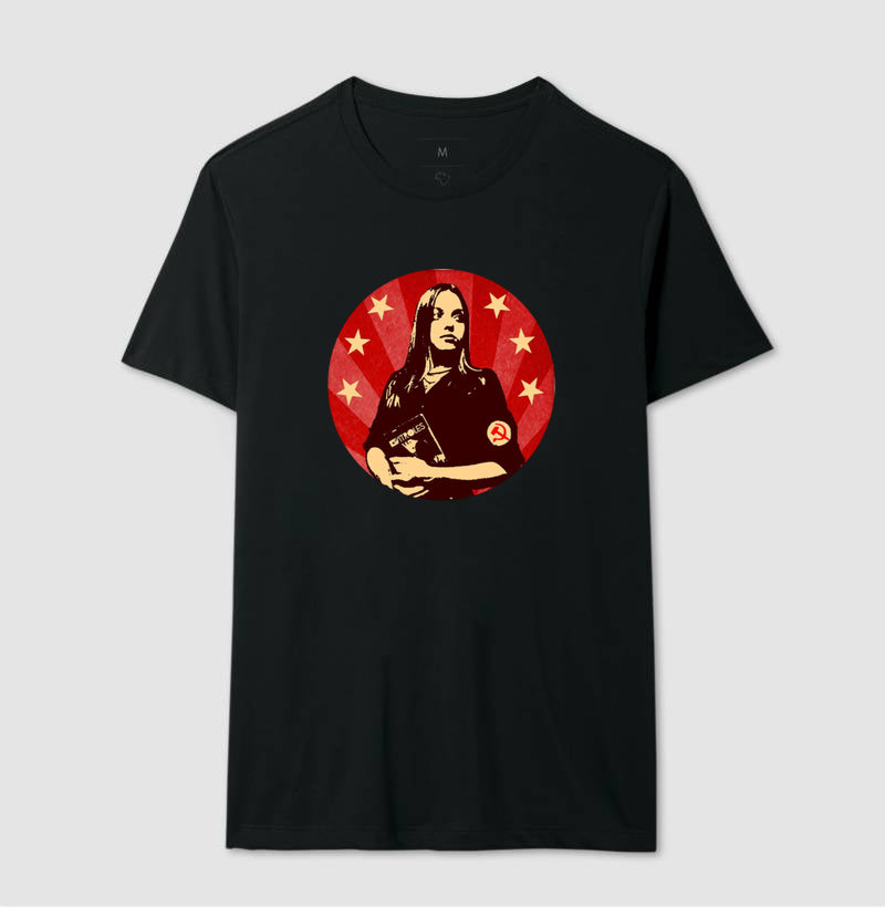 Camiseta Gatinha Comunista