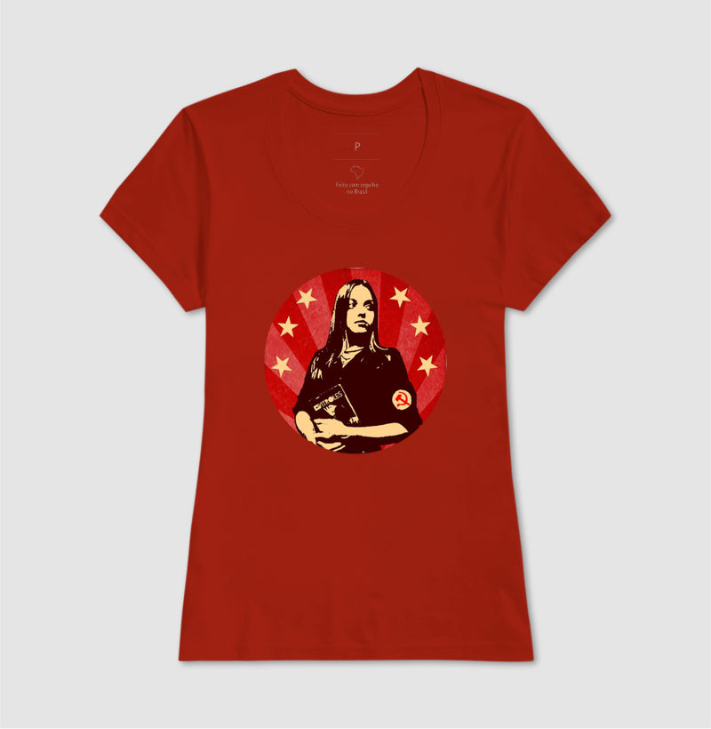 Camiseta Gatinha Comunista
